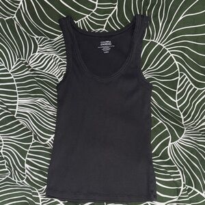 Colorful Standard Women’s Black Ribbed Tank